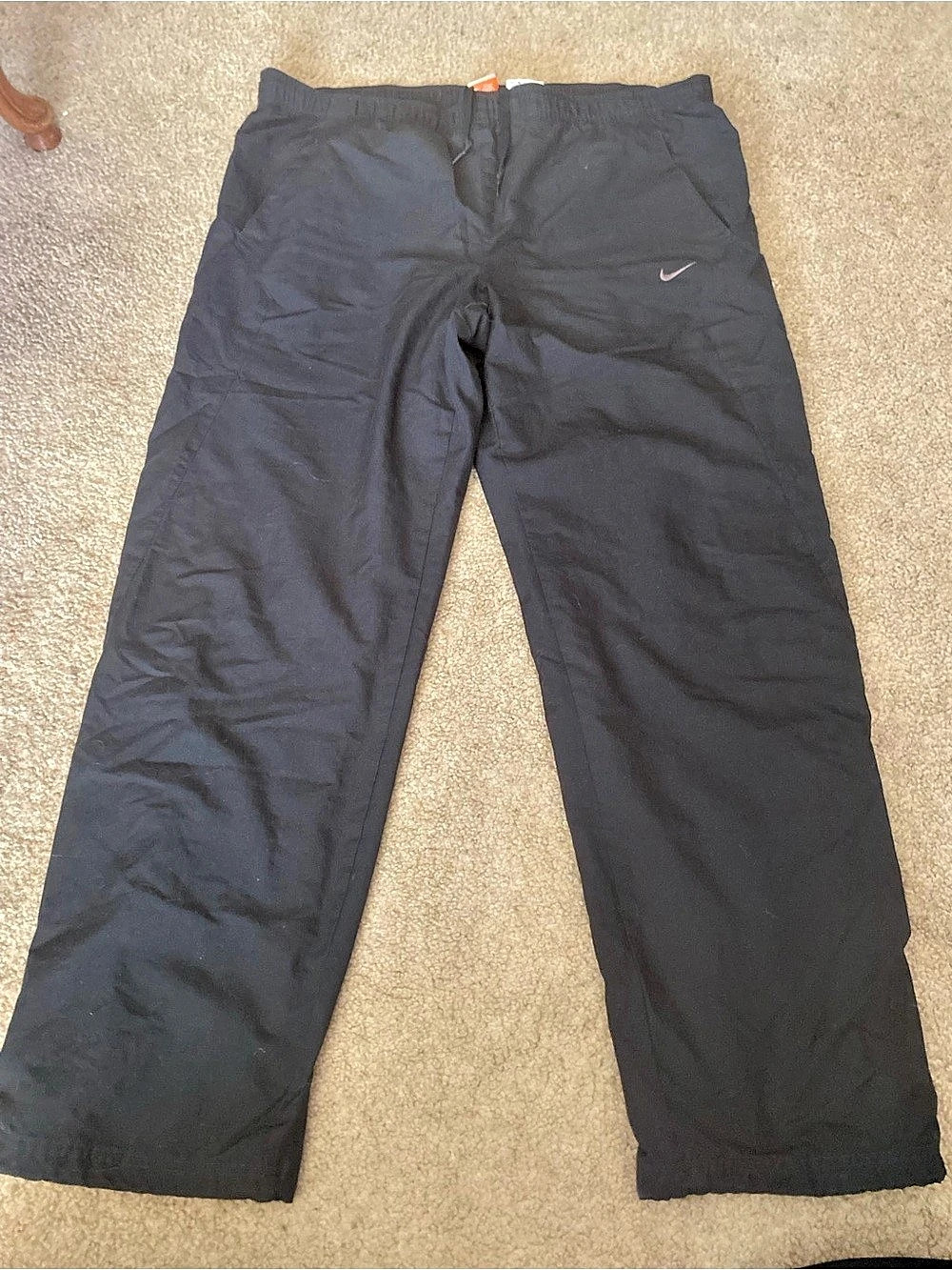 Nike The Athletic Dept Nylon Track Pants Men's Black Large